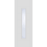 Trade Range White Primed Corsica 18G Central Clear Glazed Internal Fire Door